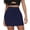 CL168 Navy, variant on Yuncity Women Skirts Solid Color High Waist Elastic Mini Slim Commute Summer Fashionable Fitness Outdoor Daily Wear Women's Skirts Size L Blue