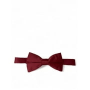 Classic Solid Burgundy Bow Tie