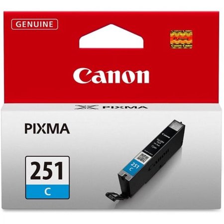 UPC: 0013803151442 | Canon CLI-251C Cyan Ink Cartridge (6514B001)
