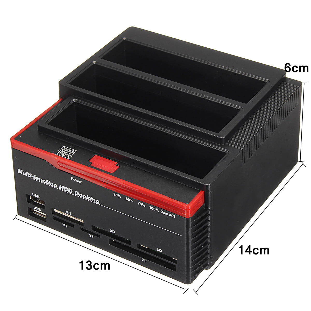 Cinolink Hard Drive Dock Docking Station USB 3.0 to SATA 2.5/3.5 Inch Hard Drive Docking Station with 3.3 Feet USB 3.0 Cable for HDD/SSD Support 8TB 