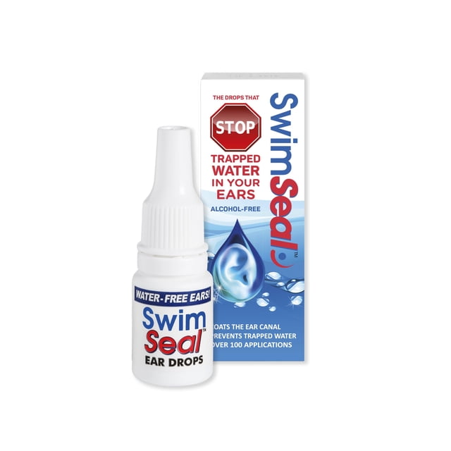 Gotas para los oídos de nadador SwimSeal, totalmente naturales, para todas las edades