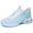 Mint Green, variant on Women's Lightweight Breathable Knit Running Shoes, Non-Slip Air Cushion Athletic Sneakers, Black