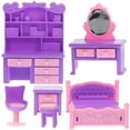 thumbnail image 5 of 1 Ensemble de Meubles de Maison de Poupée Modèle de Meubles de Simulation Mini Accessoires de Mise en Page de Chambre, 5 of 5