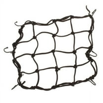WHAMVOX 28*28cm Luggage Cargo Bungee Net Bag 6 Hooks Bike Motorcycle Helmet Mesh Storage Carrier Bag (Black)