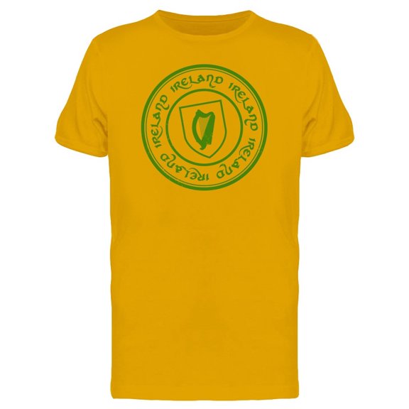 Ireland Flag Doodle Stamp Tee Men's -Image by Shutterstock