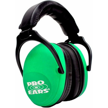 Pro Ears Standard Hearing Protection Ultra Sleek, NRR 26, Neon, Green