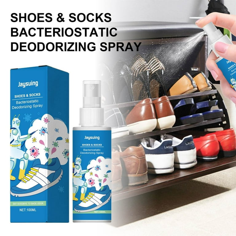 Shoe Deodorizer Spray Boot Sneaker and Shoe Smell Eliminator Shoe Spray Formulated Shoe Deodorant Spray for Stinky Shoes Shoe Cabinet Deodorant Spray Odor Deodorant Lasting 100ml Walmart