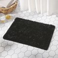 thumbnail image 1 of SoHome Spa Step Luxury Chenille Bath Mat 20x30, Super Absorbent and Extra Soft Shag Bath Rug, Perfect Plush Carpet Mat for Children's Tub, Shower and Bathroom, Black, 1 of 6