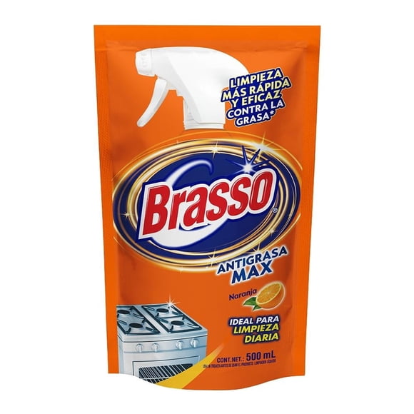 Limpiador líquido Brasso Gold antigrasa, aroma naranja 500 ml