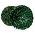 thumbnail image 7 of Kozyard 20''Cube Black Metal Planter with 2PCS 19in Topiary Ball Round Artificial Plant Balls for Backyard Balcony Garden Wedding Home Décor, 7 of 7