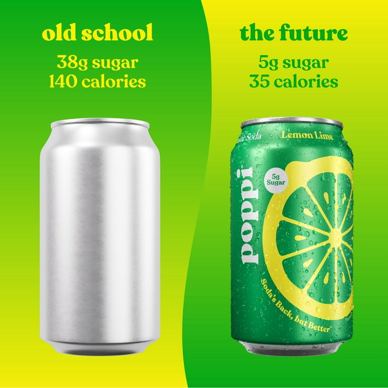 poppi Prebiotic Soda, Party Starters Variety Pack, 12 oz Cans, 12