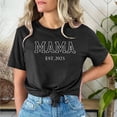 thumbnail image 4 of Camiseta Penkiiy para mamá Mujer Mamá Vida Tees Gráficas Casual Lindas Tops Día de la Madre para Mamá XL Negro, 4 of 5