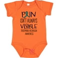 thumbnail image 3 of Inktastic Trigeminal Neuralgia Awareness Pain Isn't Always Visible Boys or Girls Baby Bodysuit, 3 of 5