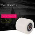 thumbnail image 2 of Pour Rotation Palette 80 * 70mm Nylon Beige + Argent, 1 x Roue de Chariot à Palette, Beige & Argent, 2 of 10