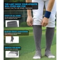 thumbnail image 2 of Exxact Sports Over the Calf Baseball Socks - Athletic Tube Socks for Football, Softball, Hockey, Youth & Adult Sizes (Charcoal, Large), 2 of 7