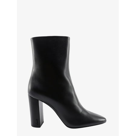 

WOMAN Leather boots with iconic logo