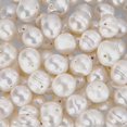 thumbnail image 5 of 78 Pcs Natural Cultured Freshwater Pearl Beads 6~8mm Irregular Pearl Beads Strand Rondelle Pearl Loose Beads with 0.6mm Hole, 5 of 7