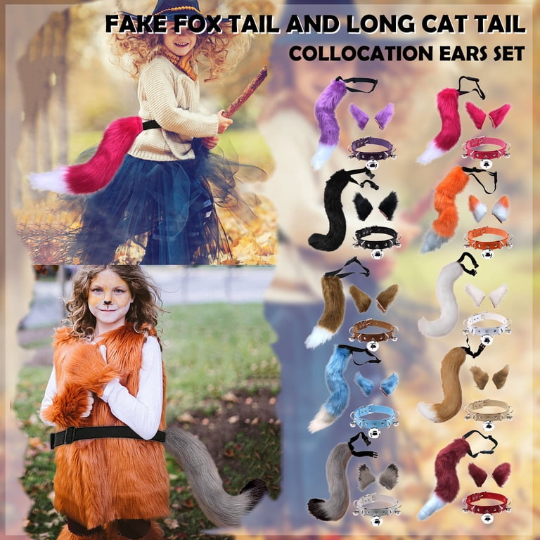 Fyrdyn Realistic Wolf Costume Set - Ears, Tail & Claws For Halloween, Cosplay & Anime Parties