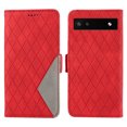 thumbnail image 3 of Mantto Slim Wallet Phone Case for Google Pixel 6a 6.1",for Women Men,Durable PU Leather Magnetic Folio Flip Holder ID Credit Card Slots Shockproof Phone Case with Hand Strap,Red, 3 of 11