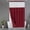 Burgundy, variant on Yunmu Furniture Waffle Weave Shower Curtain with Snap-in Liner Set Gray, 71x72 | 12 Metal Hooks Included, Snap on/off Fabric Liner, Mesh Window, Washable, Hotel Style Grey Shower Curtain Set