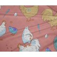 thumbnail image 5 of oneOone Polyester Spandex Dark Peach Orange Fabric Hen Fabric For Sewing Printed Craft Fabric By The Yard 56 Inch Wide-TV, 5 of 6