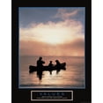 thumbnail image 3 of Unknown 20x24 Black Modern Framed Museum Art Print Titled - Values - Fisherman, Son and Dog, 3 of 5