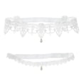 thumbnail image 2 of Anillo de muslo de 2 piezas Perfecl para novias mujeres niñas boda cosplay m m, 2 of 6