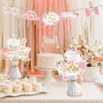 thumbnail image 2 of 24pcs Floral 1st Birthday Photo Booth Props Miss Onederful 1st Birthday Decorations Pink Flower Selfie Props Kit Floral First Birthday Decorations Isn't She Onederful Birthday Decor, 2 of 6