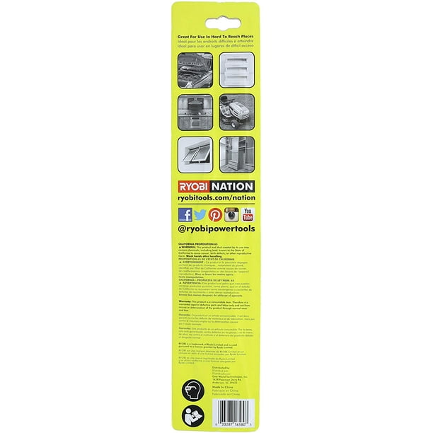 Ryobi SpeedLoad A10FB1G 11 Inch Flexible Shaft Extension and Bit