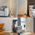 thumbnail image 3 of Lamp Depot Floor Lamp for Living Room, White Color Changing LED Lamp with Remote Control, RGB Mood Lighting for Bedrooms, Made of Aluminum and Silicone, 3 of 10