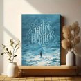 thumbnail image 6 of Winter Hunter Gothic Calligraphy Canvas Print Wall Art for Living Room Bedroom Office Hotel Decor, 6 of 8