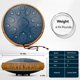 thumbnail image 5 of Tambor de acero, Natraldrum, 15 notas en re mayor, azul marino, 5 of 7
