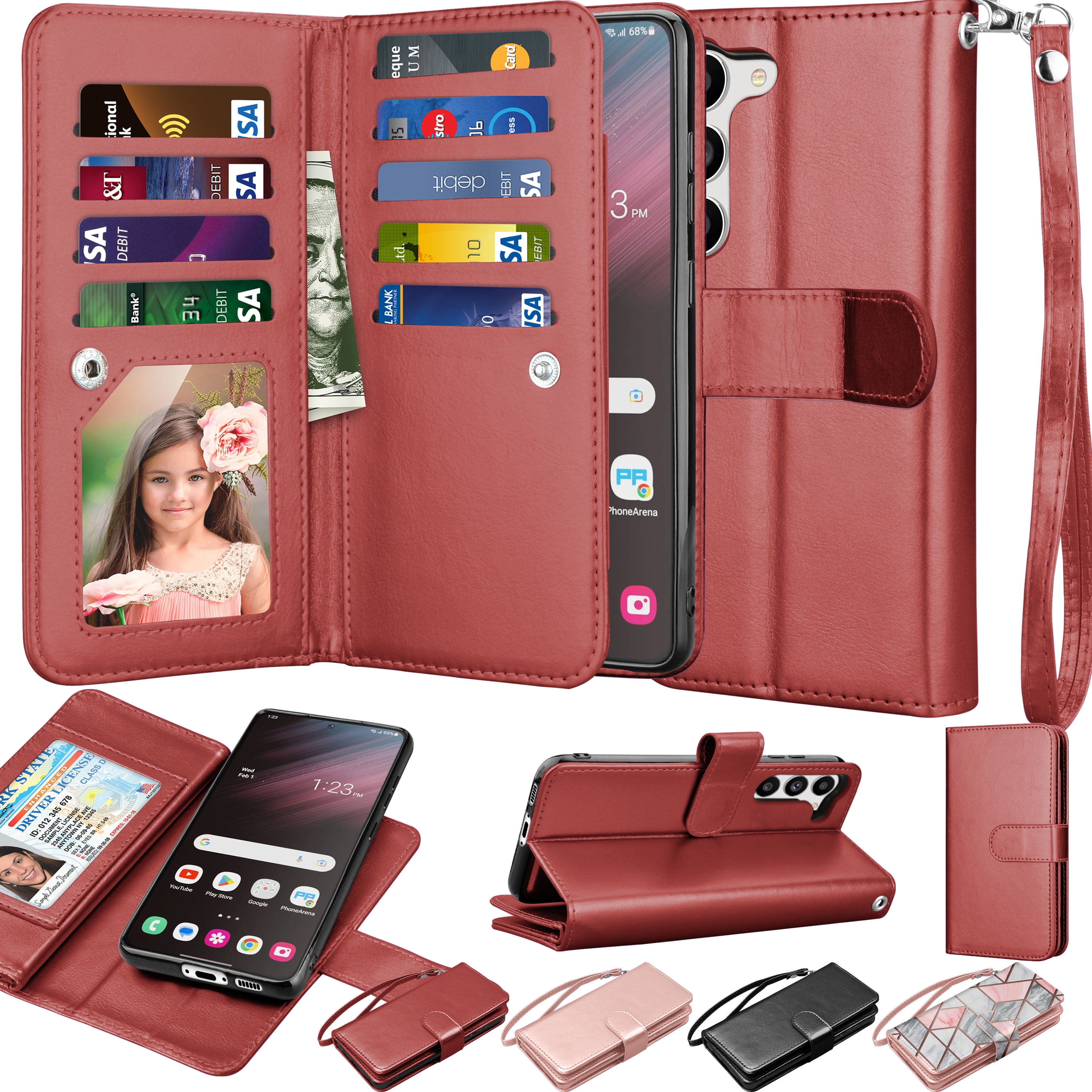 Case-mate Samsung Galaxy S23 Plus Leather Wallet Folio Case