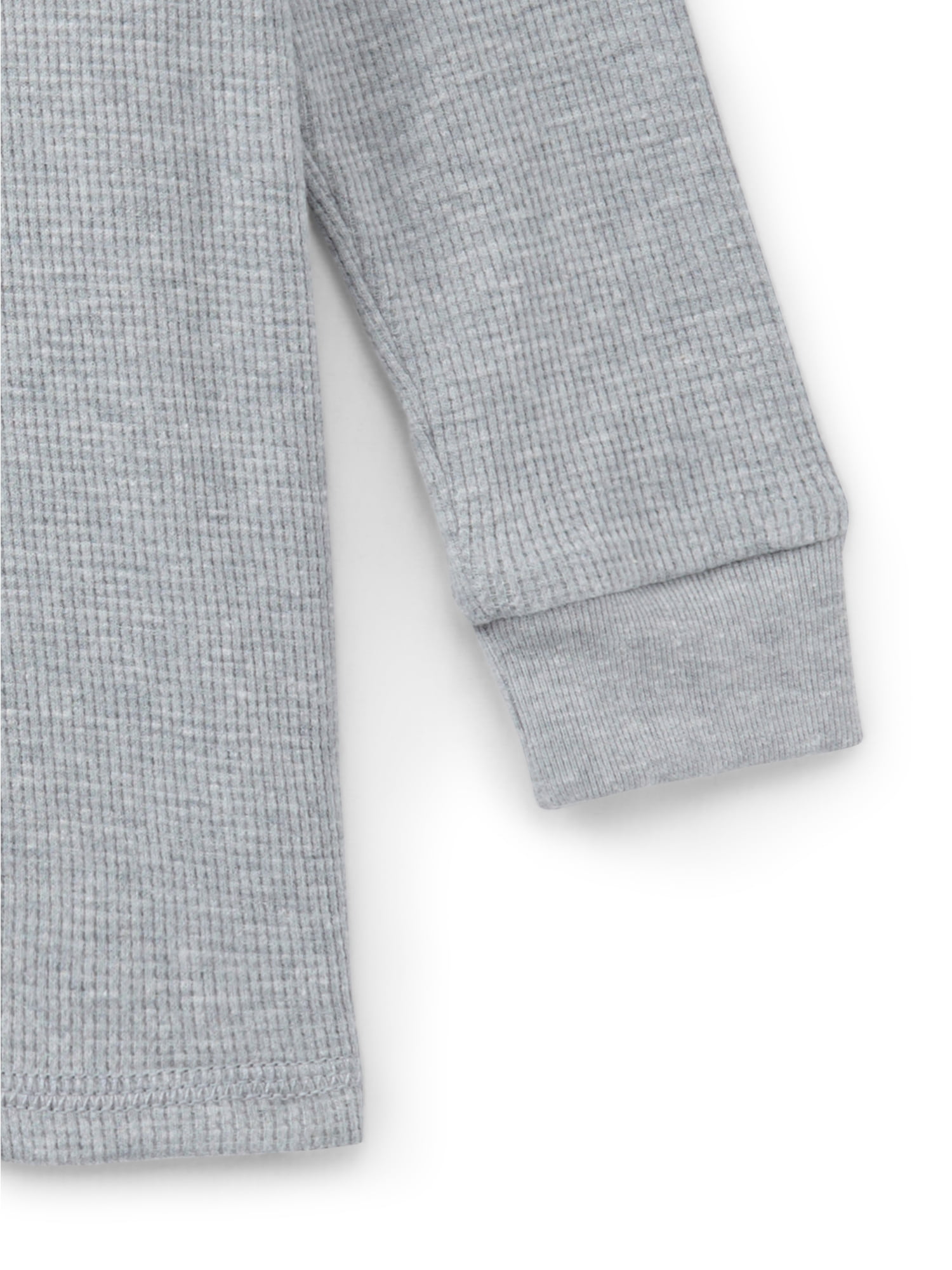 Garanimals Toddler Boys Holiday Micro Thermal Tee with Long Sleeves, Sizes 18M-5T