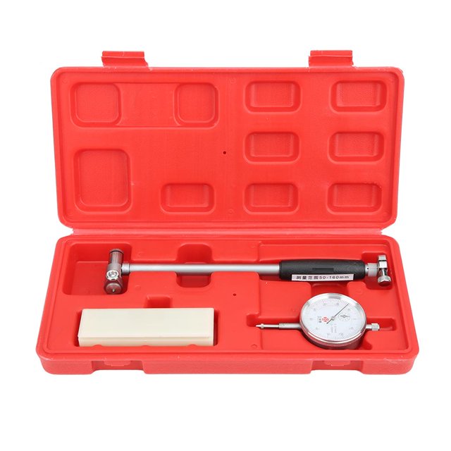Dial Bore Gauge 50-160Mm Indicador De Diámetro Kit De Herramientas De Cilindro De Motor De Medición Serendint TO004132-00