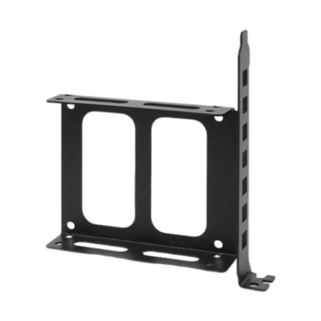 Bunblic 2.5" SSD Mounting Bracket Double SSD Mounting Bracket PC Computer HDD Bay Tray Sturdy Metal for Desktop Computer Black