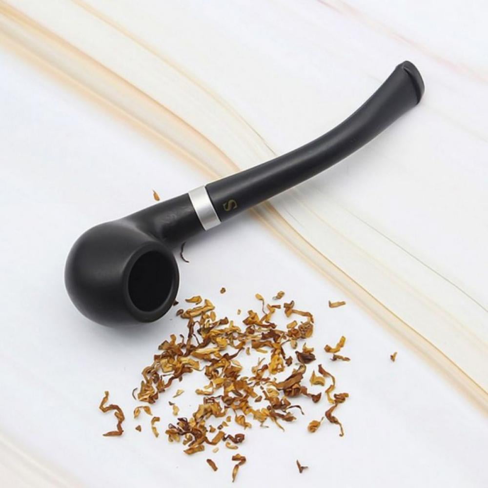 Sherlock Holmes Detective Old Man Costume Accessory Real Wood Smoking Pipe 