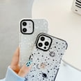 thumbnail image 4 of PINSAI Case for iPhone 13ProMax, Cute Cosmic Asteroid Moon Print Kawaii Design Girly Aesthetic Cartoon Pattern for Women Girls Teens Soft TPU Case, 4 of 7