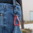 thumbnail image 3 of Colgador de abrazadera para guantes, gancho de seguridad para trabajo, color rojo, 9 Uds., 3 of 8