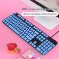 thumbnail image 2 of AVEKI Key Caps Set,104Pcs Touches Rétro-Éclairage Clavier Accessoire,ABS Universelle OEM Touches de Remplacement (Blanc) 0516M, 2 of 7