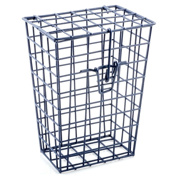 Danielson Steel Crab Trap Bait Cage Fishing Equipment, Black, 6" x 4" x 8"