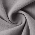 thumbnail image 7 of Women's Cotton Linen Blend T-Shirts 3/4 Sleeve V Neck Loose Fit Casual Tops Summer Pullover Shirts Daily Wear Gray S, 7 of 7