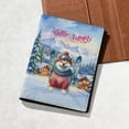 thumbnail image 5 of Hello Welcome Winter The Ski Akita Snowy Day Travel Passport Wallet Inu Dog Lover PU Leather Passport Holder Cover - 13013, 5 of 5