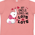 thumbnail image 4 of Inktastic My Uncle Loves Me Lots and Lots- Cute Elephant Boys or Girls Toddler T-Shirt, 4 of 5