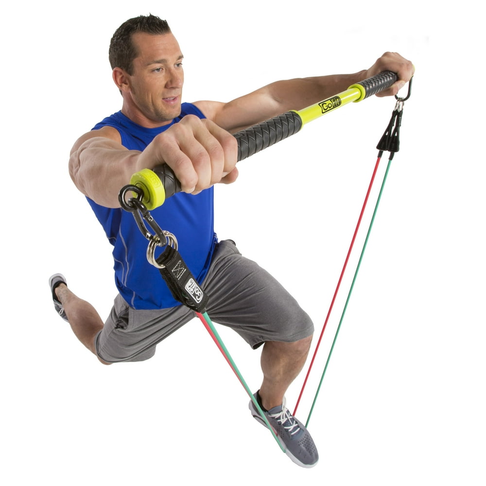 GoFit ResistABar Workout Resistance Band Bar for Home
