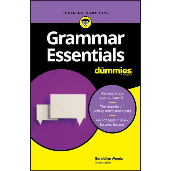 Grammar Essentials for Dummies, (Paperback)