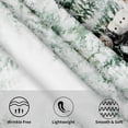 thumbnail image 3 of Winter Christmas Tablecloth 70-Inch Round, Pine Tree Snowman Deer & Snowflake Holiday Design, Washable Polyester for Dining, Kitchen, Picnic & Party Decor, 3 of 7
