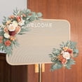 thumbnail image 5 of Wedding Arch Flowers Faux Flower Swag Handmade Wall Decorative Flower Garland Welcome Sign Floral Swag for Front Door Party Style E, 5 of 7