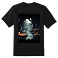 thumbnail image 2 of Plus Size Shirt for Women Black Tops for Women Short Sleeves Shirt for Women The Valley Of Terror T Shirt Crewneck Shirt for Women 5XL, 2 of 5