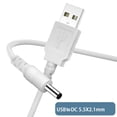 thumbnail image 2 of 2 Pcs Cordon d'Alimentation DC 5V 9V 12V Câble d'Alimentation USB vers DC Cordon de Chargement avec 8 Adaptateurs, 2 of 9